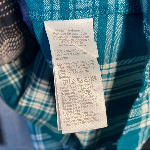 NEW J. Crew XL Women’s Plaid Flannel Soft Cotton Button Front Shirt - Picture 6 of 7